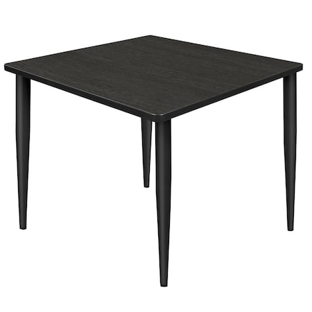 Regency Kahlo Square & Round Tables, 42 W, 42 L, 29 H, Wood, Metal Top, Ash Grey TPL4242AGBK